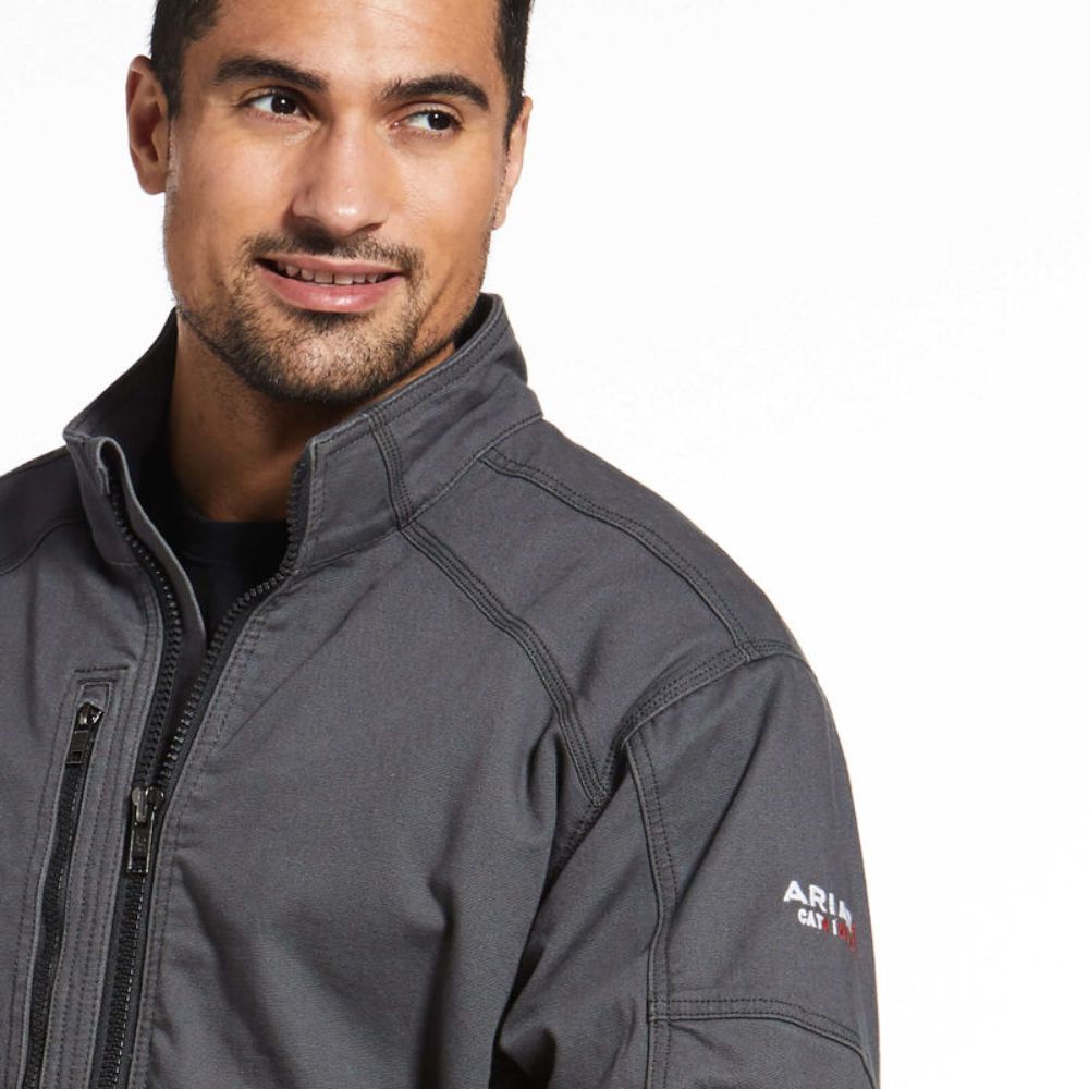 Ariat FR DuraLight Cordura Canvas Field Jacket - Gray from Columbia Safety